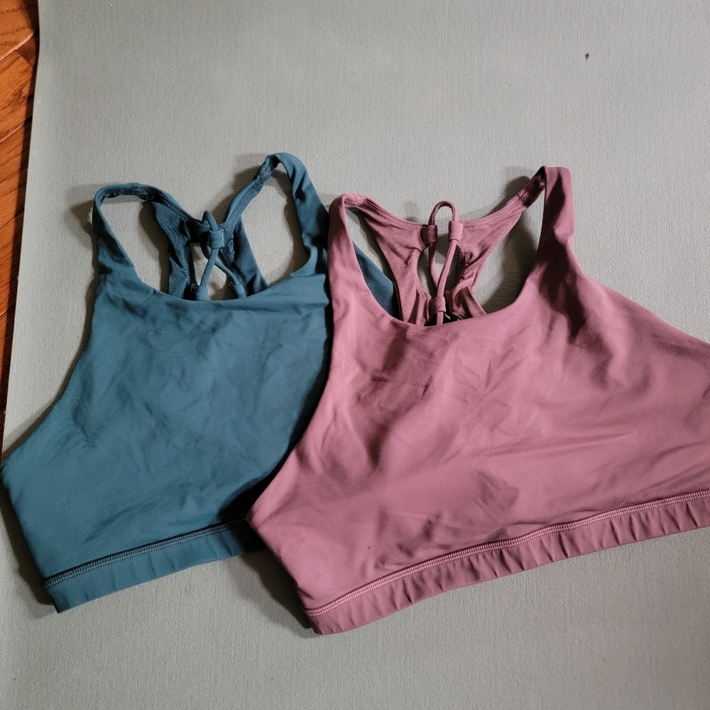 Blue and Purple Sports Bras for Ultimate Comfort